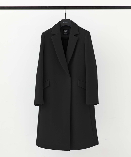 【美品】UNITED TOKYO ユナイテッドトウキョウ チェスターコート 黒2 UNITED TOKYO（ユナイテッドトウキョウ） チェスターコート 2 ブラック