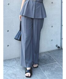 MURUA セットアップ MURUA（ムルーア） ワイドパンツ スラックス パンツ 「セットアップ