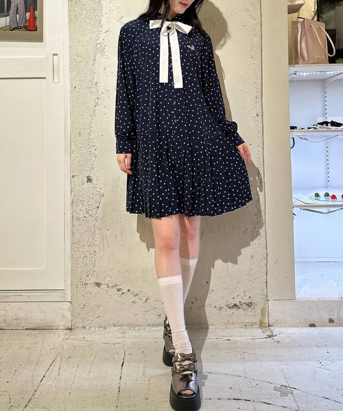 MILK（ミルク） ワンピース Dot Ribbon ワンピース : ZOZOTOWN Yahoo