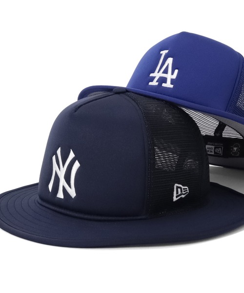 New Era LAロゴ メッシュバケットハット NEW ERA 帽子 ハット ニューエラ メッシュバケットハット MLB