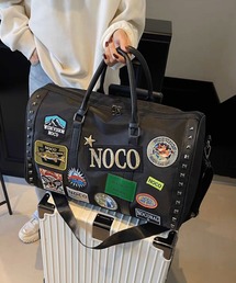 ボストンバッグ ABETTOR 大人トラベルバーシティーハードワッペン使い大容量ボストンバッグ メンズ レディース｜ZOZOTOWN Yahoo!店