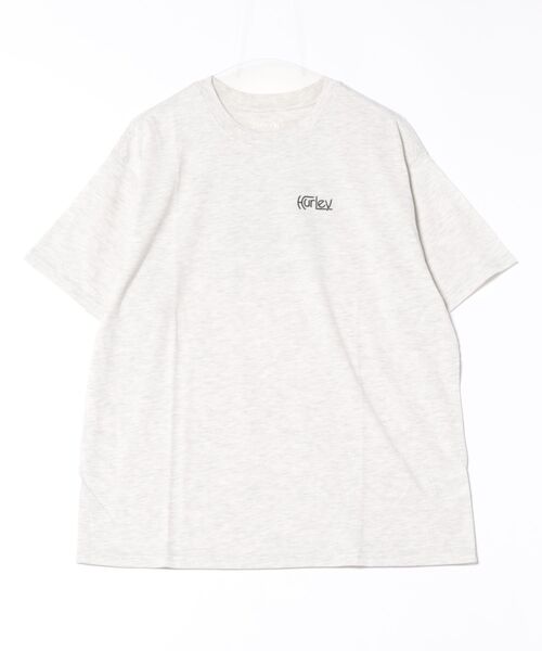 tシャツ Hurley/ハーレー ハイビスカス/ボックスロゴ/ショートスリーブティー WCSS251055 レディース Hurley tシャツ Hurley/ハーレー ハイビスカス/ボックスロゴ