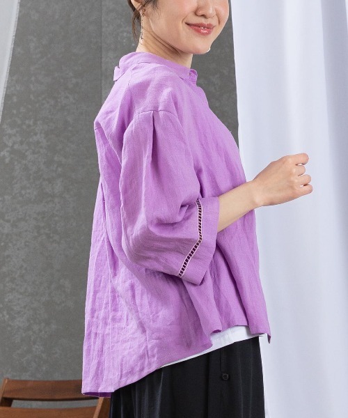 【 セール 30％OFF 】 麻100％エンブロイダリーブラウス 売れ筋商品|||スタジオピッコーネ レディース STUDIO PICONE｜麻100%エンブロイダリーブラウス | Rakuten