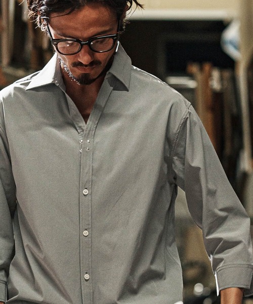 wjk reluxe 七分袖 シャツ ms5986-cool stretch hook 3-4 sleeve