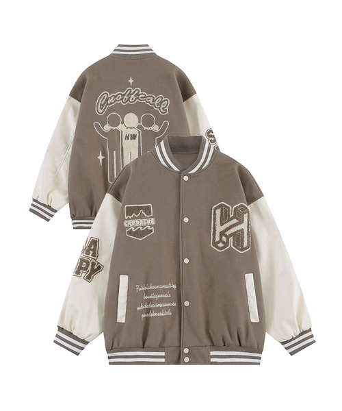 HOOK」 スタジャン X-LARGE ベージュ系その他 メンズ : ZOZOTOWN Yahoo