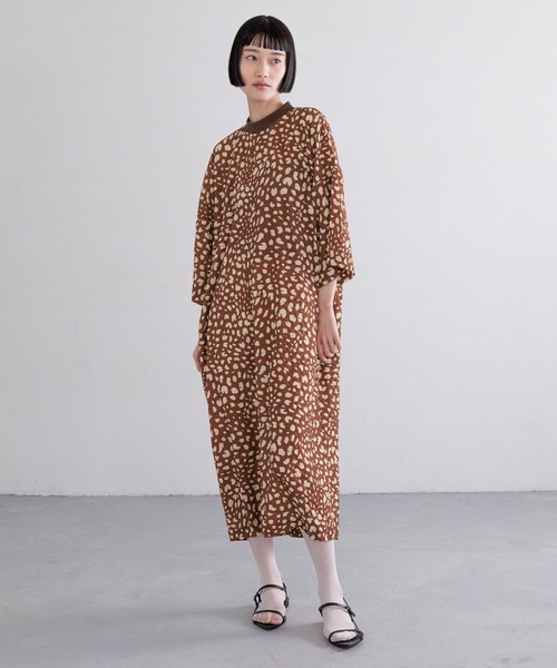 ワンピース 半袖 レオパードTワンピース 327290 : ZOZOTOWN Yahoo!店