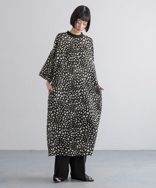 ワンピース 半袖 レオパードTワンピース 327290 : ZOZOTOWN Yahoo!店