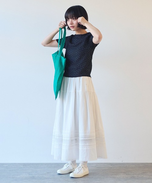 bulle de savon tシャツ syuwa dot 半袖プルオーバー レディース