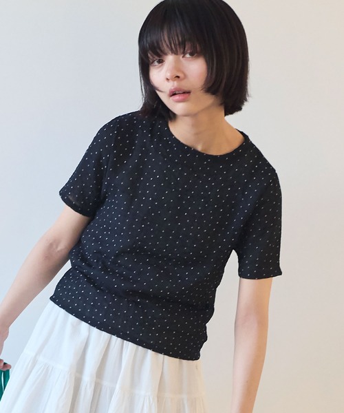 bulle de savon tシャツ syuwa dot 半袖プルオーバー レディース