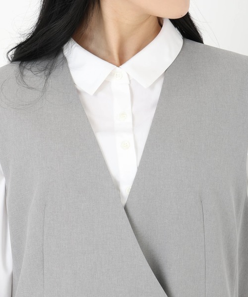 STRAWBERRY-FIELDS（ストロベリーフィールズ） ベスト ジレ ダブル釦