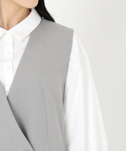 STRAWBERRY-FIELDS（ストロベリーフィールズ） ベスト ジレ ダブル釦