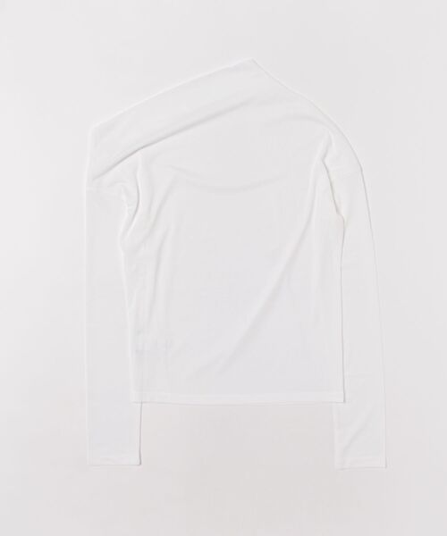 tシャツ Studio Doe Sloping Neck Shoulder Shape Top レディース Studio Doe tシャツ Sloping Neck Shoulder Shape Top