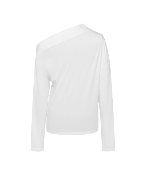 tシャツ Studio Doe Sloping Neck Shoulder Shape Top レディース Studio Doe tシャツ Sloping Neck Shoulder Shape Top