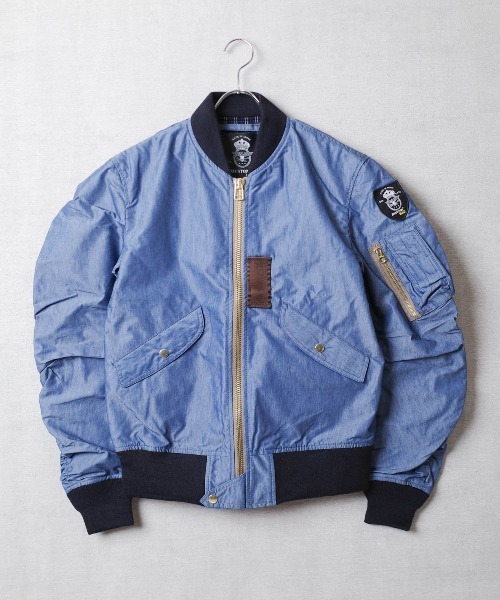 HOUSTON ma1 ma-1 「T10」「HOUSTON GOLD」L-2 FLIGHT JACKET