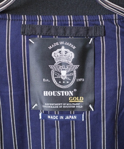 HOUSTON ma1 ma-1 「T10」「HOUSTON GOLD」L-2 FLIGHT JACKET