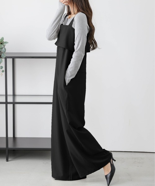 サロペット オーバーオール 「インフルエンサーコラボ」ビスチェ風