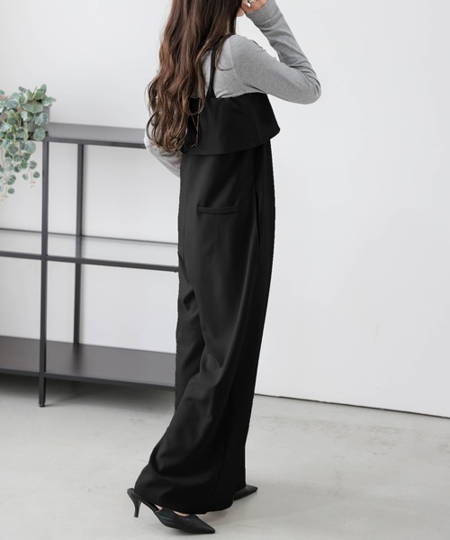 サロペット オーバーオール 「インフルエンサーコラボ」ビスチェ風