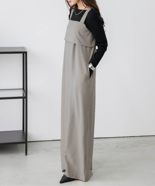 サロペット オーバーオール 「インフルエンサーコラボ」ビスチェ風