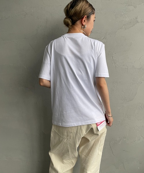 売れ筋商品|||カルバンクライン Tシャツ レディース トップス CLASSIC LOGO TEE - Print T-shirt - brilliant white Calvin Klein/カルバンクライン] モノグラムロゴ プリントT