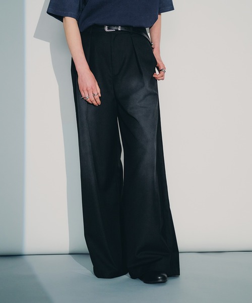 Regen Glanz tuck slacks / タックスラックス Lサイズ Regen Glanz（レーゲングランツ）の「tuck slacks/タック