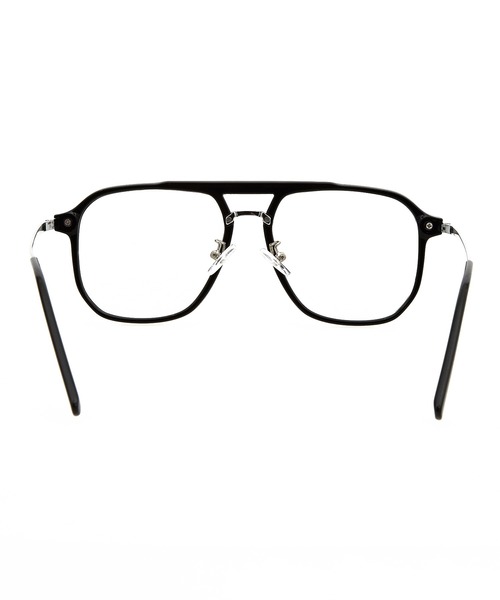 伊達メガネ メガネ 眼鏡 an meets zakka メタルテンプルツーブリッジ