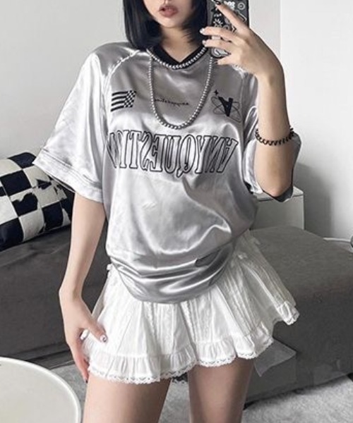 tシャツ ロゴVネックTシャツ レディース tシャツ Vネックロゴトップス レディース : ZOZOTOWN Yahoo!店
