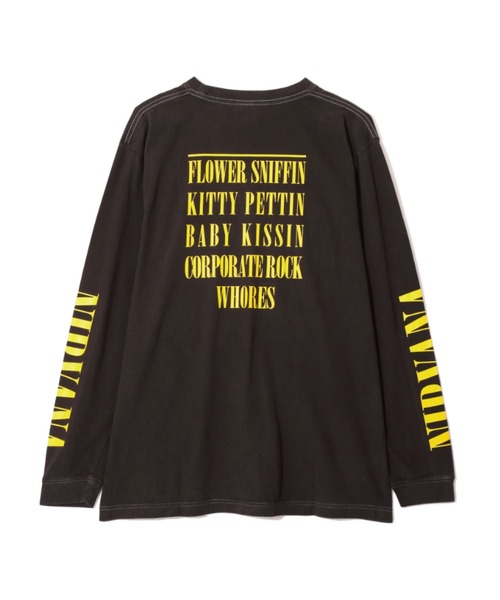 Nirvana スマイル クルーネックスウェットシャツ L Nirvana スマイル クルーネックスウェットシャツ L