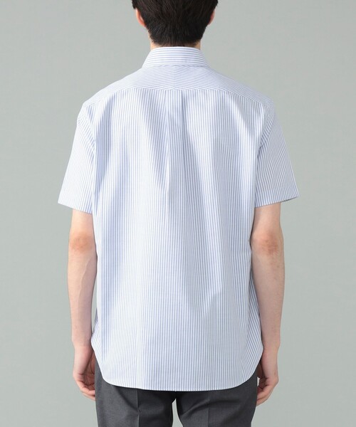 BoTT M 半袖ボタン付きシャツ グラニーストライプ 90s Polo Ralph Lauren Stripe Cotton BD S/S Shirt ピンク XL