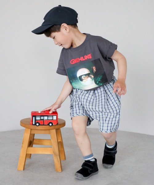 ハーフパンツ パンツ 短パン 「3-10才対応」「Better Together」チェック柄ハーフパンツ キッズ 子供服 男の子 女の子 | BONJOUR SAGAN enfant | 04