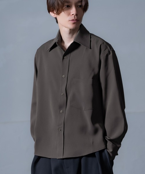 シャツ ドレープ 長袖シャツ メンズ レディース : ZOZOTOWN Yahoo!店
