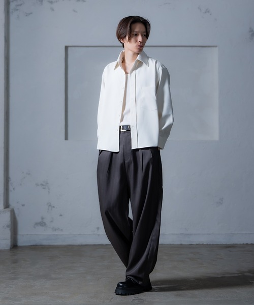 シャツ ドレープ 長袖シャツ メンズ レディース : ZOZOTOWN Yahoo!店