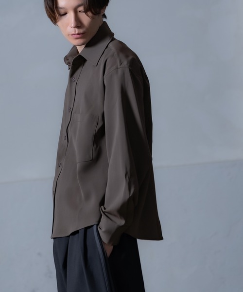 シャツ ドレープ 長袖シャツ メンズ レディース : ZOZOTOWN Yahoo!店