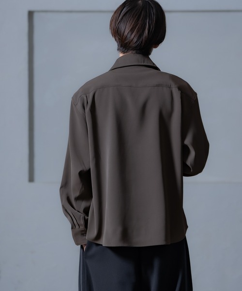 シャツ ドレープ 長袖シャツ メンズ レディース : ZOZOTOWN Yahoo!店