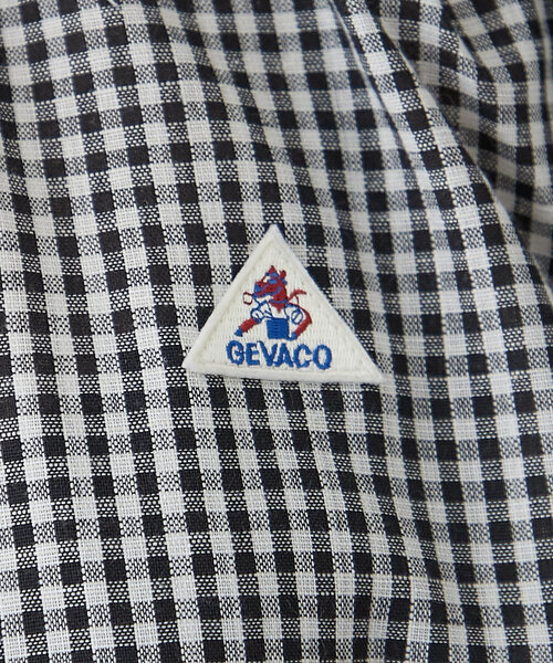 GEVACO ブラウス シャツ 「GEVACO」リネンフレンチスリーブプル