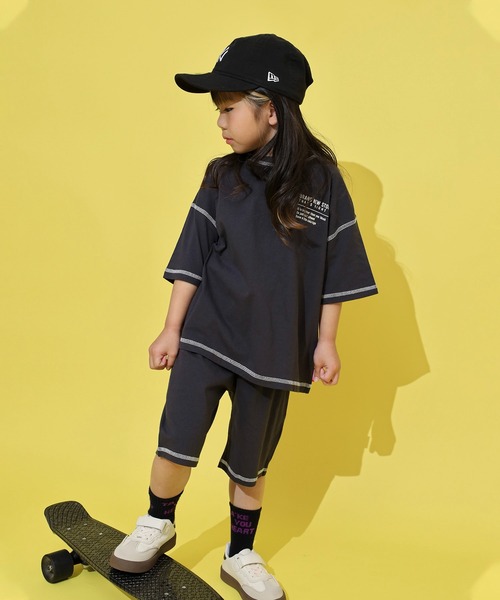 FUNALIVE パジャマ 配色ステッチ オーバーセットアップ KIDS