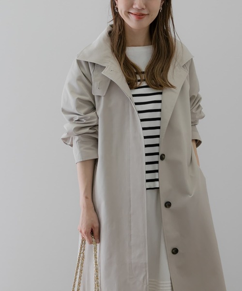 URBAN RESEARCH Sonny Label ステンカラーコート FREE ライトグレー