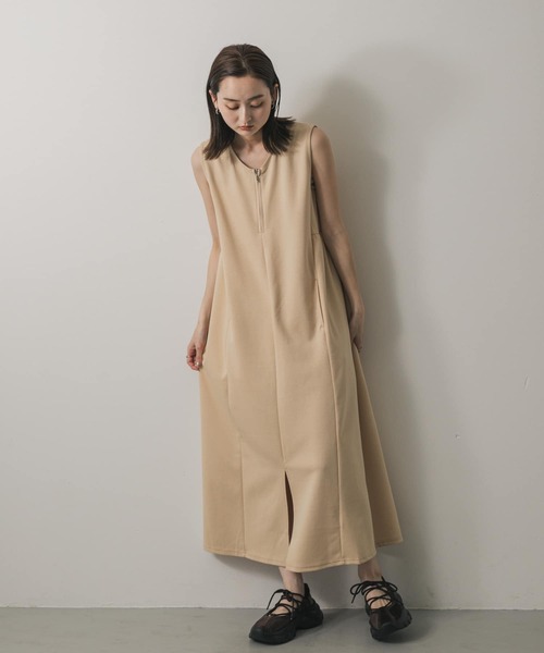 SENSE OF PLACE by URBAN RESEARCH ワンピース ZIPVネックカット
