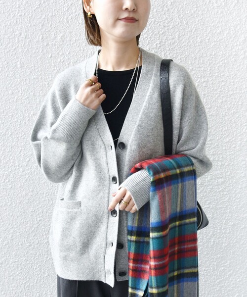 SHIPS（シップス） ニットカーディガン ONE SIZE グレー レディース