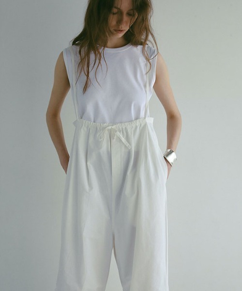 ETRE TOKYO パンツ デザインストラップボリュームサスパンツ