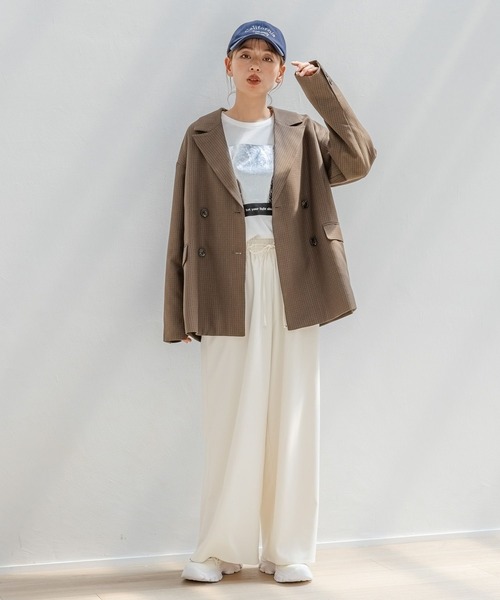 [LAKOLE] tailored jacket SMALL черный женский 
