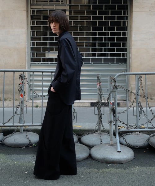 CONZ スラックス TUCK SIDE POCKET PANTS メンズ : ZOZOTOWN