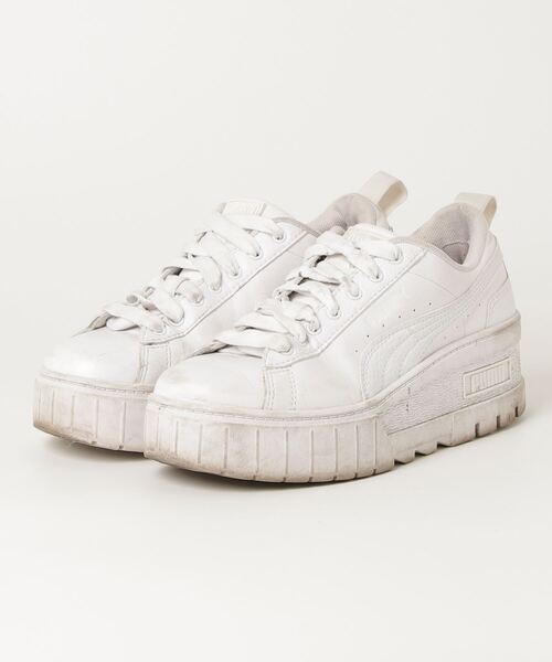 【関税込み】PUMA ローカットスニーカー PUMA 「PUMA」 ローカットスニーカー 23.5cm ホワイト