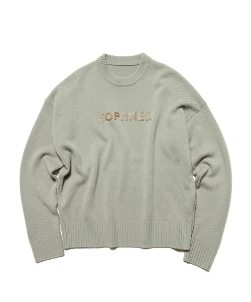 SOPHNET.（ソフネット） セーター ニット LOGO PATCH KNIT メンズ