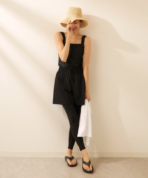 水着 ラッシュガード付き 4点セット水着 (レギンスタイプ) レディースの画像