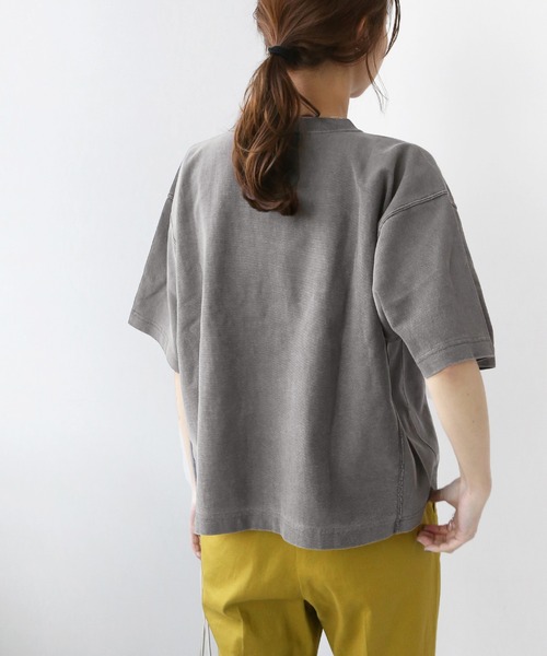 「Champion」 半袖Tシャツ LARGE ベージュ レディース