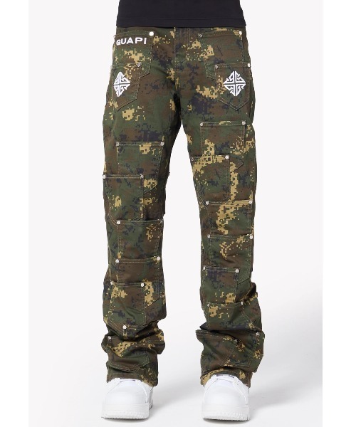 L.H.P ジーンズ GUAPI/グアピ/Camo Pockets Flared Denim メンズ