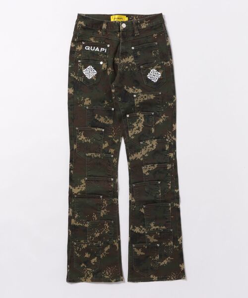 L.H.P ジーンズ GUAPI/グアピ/Camo Pockets Flared Denim メンズ