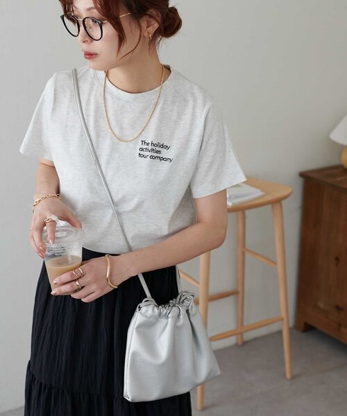「DISCOAT」 半袖Tシャツ MEDIUM ピンク レディース