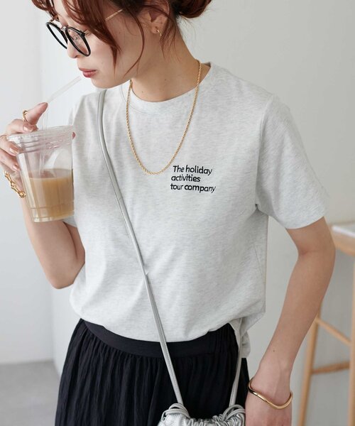 「DISCOAT」 半袖Tシャツ MEDIUM ピンク レディース