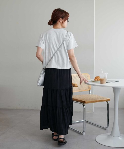 「DISCOAT」 半袖Tシャツ MEDIUM ピンク レディース